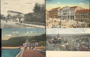 5 db régi városképes lap magyarországi településekkel