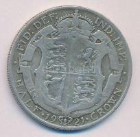 Nagy-Britannia 1921. 1/2Cr Ag V. György T:3 Great Britain 1921. 1/2 Crown Ag "George V" C:F