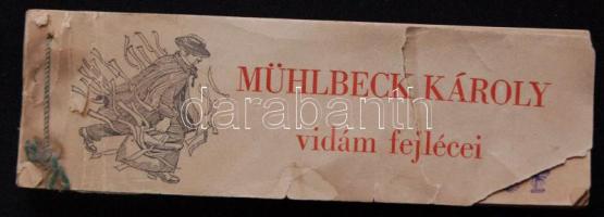 Mühlbeck Károly vidám fejlécei, az Új Idők Szerkesztőségének kiadása