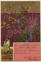 Bug, spider web litho