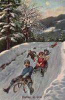New year, sledging