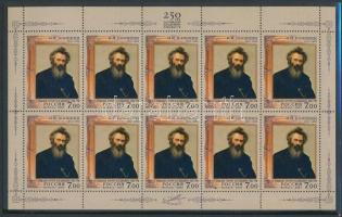 175th birthday of Ivan Shishkin set + minisheet set 175 éve született Iwan Schischkin sor + kisívsor...