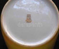 ~1940 Mázas jelzett Zsolnay porcelán kancsó "Braun Testvérek Salvator gyomorerősítő likőr"...