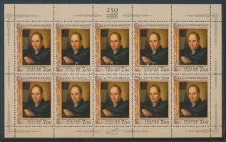 2007 250 éve született Wladimir Borowikowskij sor Mi 1411-1412 + kisívsor