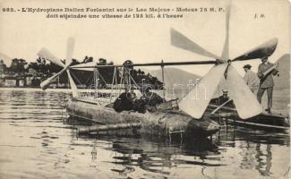 Italian Hydroplane Forlanini on Lake Maggiore