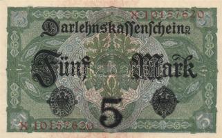 Német Birodalom/Császárság 1910. 100M piros pecsét és sorszám + 1910. 1000M zöld pecsét és 7 jegyű s...