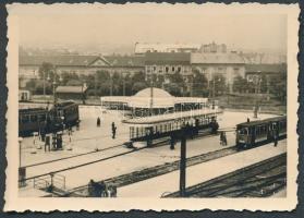 cca 1930 Budapest Széll Kálmán tér fotó 9x6 cm