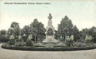 Kecskemét, Katona József szobra (EK)