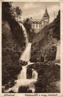 Lillafüred Palotaszálló, nagy vízesés, Divald (fa)