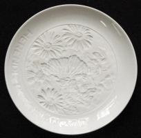 "Herendi Porcelángyár" porcelán emlékplakett díszdobozban /
Herend chinaware plaque d: 15c...