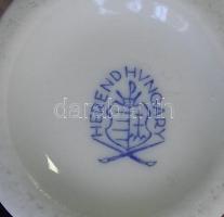 Kézzel festett Bouquet de tulipe-mintás jelzett Herendi porcelán váza /
Handpainted chinaware vase 7...