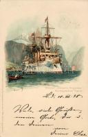 Kaiserin Augusta mit Privatmarke C Litho 1898