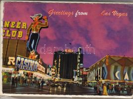 22 klf. USA modern városképes képeslap, közte Las Vegas kaszinó