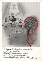 Fight against tuberculosis, charity card s: Morvay Klára (EK)