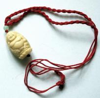 Csontból faragott Buddha figura / Bone Buddha 4cm