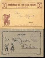 2 db régi báli meghívó, táncrendi felkérés