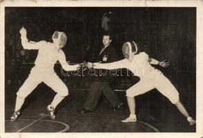 International foil-fencing championship at the National Sport Hall