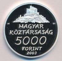 2003. 5000Ft Ag "Hollókő" T:PP Csak 5000db!