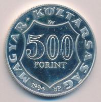 1994. "Kossuth Lajos" 500Ft Ag T:PP Eredeti díszdobozban, tanúsítvánnyal!