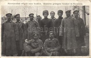 Military WWI Russian cossack POWs in Máramaros