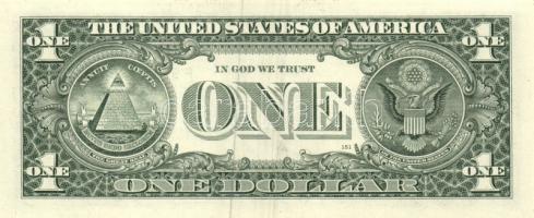 Amerikai Egyesült Államok 1995. 1$ "L" (2x) egymás utáni sorszámmal + 2006. 1$ "F&quo...