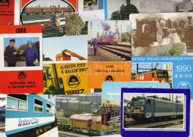 30db vasúti kártyanaptár