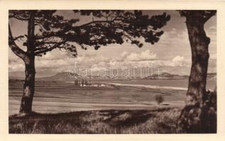 Balatongyörök, hátoldalán térkép