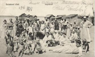 Balatoni élet, napfürdő, Divald & Monostory