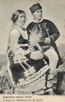 Bulgarian folklore, peasant costume near Sofia