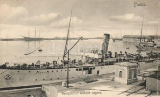 SS Gödöllő in Fiume port, Divald