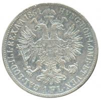 Ausztria / velencei verdejel 1864V 1Fl Ag "I. Ferenc József" T:2,2- R! / 
Austria 1864V 1 ...