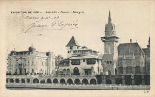 Paris Expo 1900 the palaces of Austria, Bosnia and Hungary