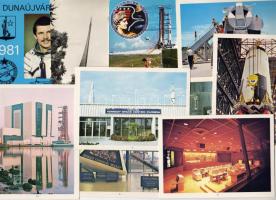 13db űrhajózás képeslap és kép, közte Karte Max