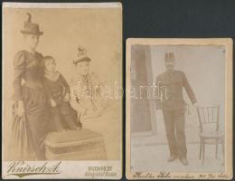 1890-1902 2db érdekes fotó