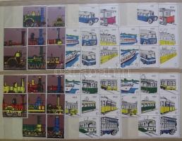 301db klf magyar gyufacímke sorozat: mozdonyok, metró, madárvilág, utazás