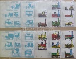 301db klf magyar gyufacímke sorozat: mozdonyok, metró, madárvilág, utazás