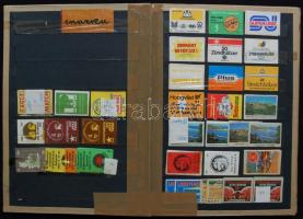 1.216db klf magyar és külföldi gyufacímke