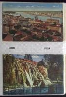 200 db régi ( közte kevés 50-es évek) magyar városképes lapból álló gyűjtemény, jó budapesti résszel...