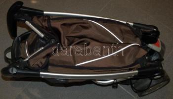 Quinny Zapp márkájú Brown Boost babakocsi adapterrel - legkisebb városi babakocsi, 69x27x30cm
