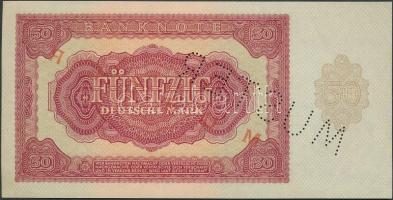 NDK 1955. 50M "AA 0123456" "MUSTER" felülnyomással és perforációval T:I
GDR 1955...