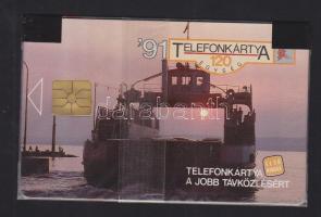 1991  Balatoni komp használatlan 120 egységes telefonkártya, első kiadás