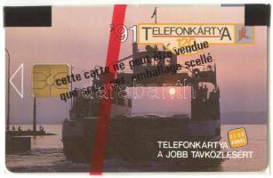 1991  Balatoni komp használatlan 120 egységes telefonkártya, első kiadás