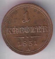 Ausztria 1851A 1Kr T:2 ph. Austria 1851§ 1 Kreuzer C:XF edge error