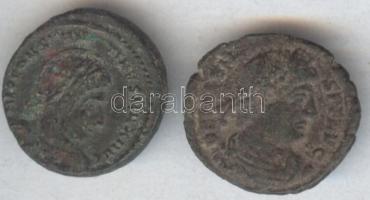 Római Birodalom / Császárság 2db kisbronz T:2- Roman Empire /Imperial Coinage two small follis coins C:VF