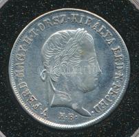 1848KB 20kr Ag "V. Ferdinánd" tanúsítvánnyal T:2-