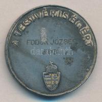 ~1947. "MÁV Testvériség Dal-Zene és Önképző Egyesület" zománcozott fém emlékérme T:2-