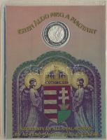 1996. "Honfoglalás-Szt.István, Árpád fejedelem" emlékérem Ag 5,37g díszlapon T:PP