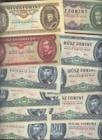 1962. 100Ft + 100Ft + 1969-1980. 20Ft (21x) + 1983. 50Ft T:II(többségben),III