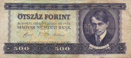 1990. 500Ft "E" (2x) T:III