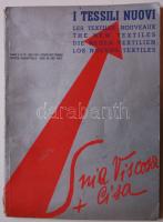 1939 I Tessili nuovi c. olasz divatújság angol és német nyelven, rengeteg színes képpel